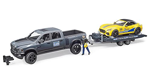 Bruder 02504 – RAM 2500 Power Wagon y Roadster Bruder Racing Team