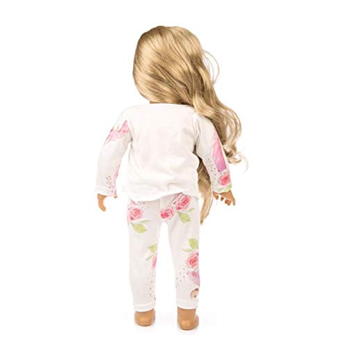 Buty Muñeca Traje Pijama de 18 Pulgadas muñeca de niña Caballo temático Pijamas Moda Muñecas Ropa de Vestir Mini muñeca del Equipo Ocasional Pijamas Juguetes para niños