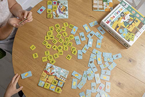 Captain Smart Juego educativo para niños, añadir y restar | Juego de mesa para niños y niñas de 4 años (4 +) | 2x2 jugadores | Juguete de aprendizaje, regalo para niños de 4 años