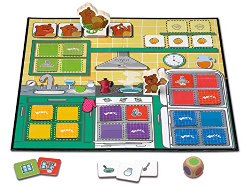 Cayro - Bearzzz - Juego de Mesa Infantil - Juego de cooperación Desarrollo de Habilidades visuales y razonamiento- Juego de Mesa (833)