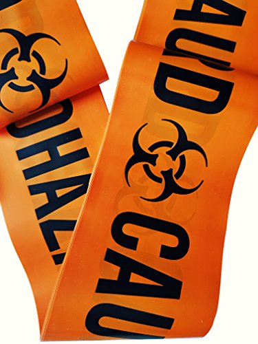 Cinta de Barrera: Caution Biohazard (10m),(En Inglés).