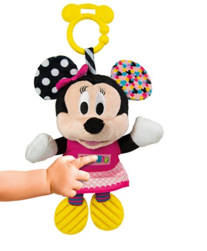 Clementoni - Baby Minnie Peluche Texturas - peluche Disney para bebés a partir de 6 meses (17164)