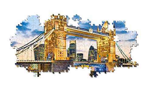 Clementoni - Puzzle 2000 piezas paisaje Tower Bridge at Dusk, puzzle adulto (32563)