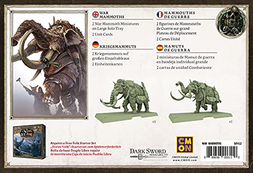 CMON Asmodee A Song of Ice & Fire – Mamá de Guerra Expansión Tabletop Alemán (CMND0148)