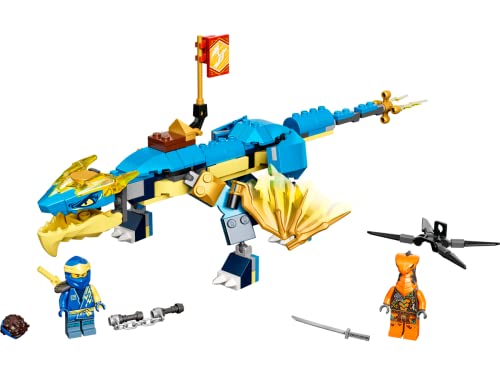 Collectix Lego Set Ninjago Jays Donnerdrache EVO 71760 + Zanes Power-Up Mech EVO 71761, para niños a partir de 6 años