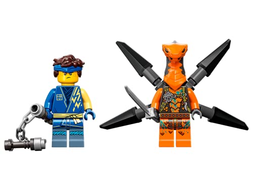 Collectix Lego Set Ninjago Jays Donnerdrache EVO 71760 + Zanes Power-Up Mech EVO 71761, para niños a partir de 6 años