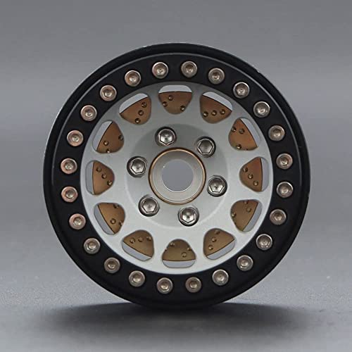 Cooperativa 2PCS Pesos de Disco de Freno de latón para 1.9 2.2 Pulgadas Vanquish Beadlock Wheels Axial SCX10 para Capra para Wraith Traxxas TRX4 TRX6 Contrapeso RC Car Update Accesorios ( Color : D )