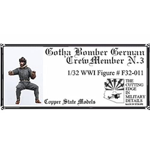 COPPER STATE MODELS Figura de Mignature Gotha Bomber German Crew Member N.3