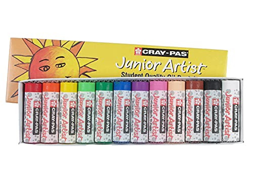 Cray-Pas Jr artista olio pastelli 12/Pkg-Chubbies