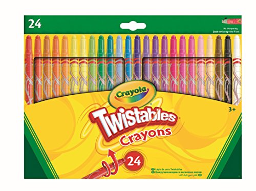 Crayola 24 Twistable Crayons 24 pieza(s) - Ceras (24 pieza(s), Multi, Multicolor, Alrededor, Cera, 6 mm) , color/modelo surtido