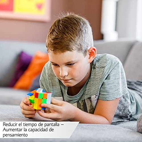 CUBIDI Cubo de Magico 3x3, Tipo Sydney, Velocidad con propiedades optimizadas para Principiantes y usuarios avanzados para Unisex Adultos Sin Pegatina 26