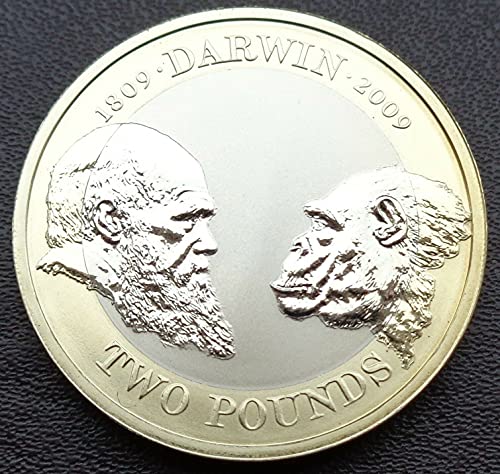 DARWIN 2009 Proof £2 Moneda - directamente del juego de monedas anuales