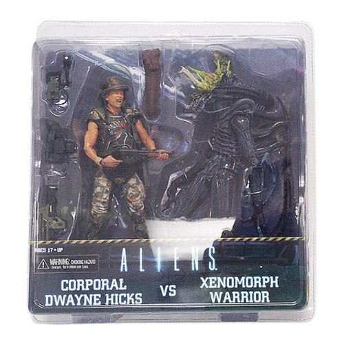 Desconocido Aliens 016195 - Pack 2: Hicks Vs Blue Warrior, Figuras de 18 cm (NECA NEC0NC51396) - Fig-Hicks vs Blue Warrior Pack 18cm