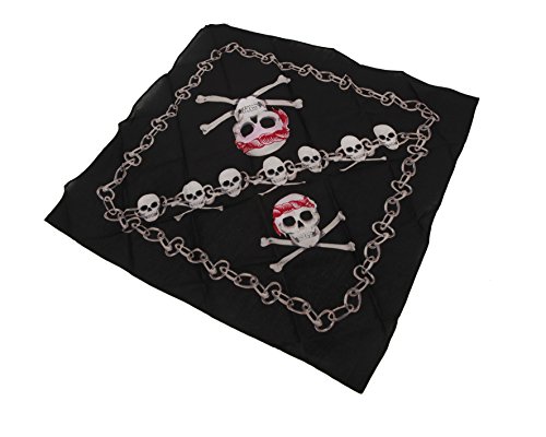 Desconocido My Other Me - Pañuelo de pirata con calavera, talla única (Viving Costumes MOM01490)