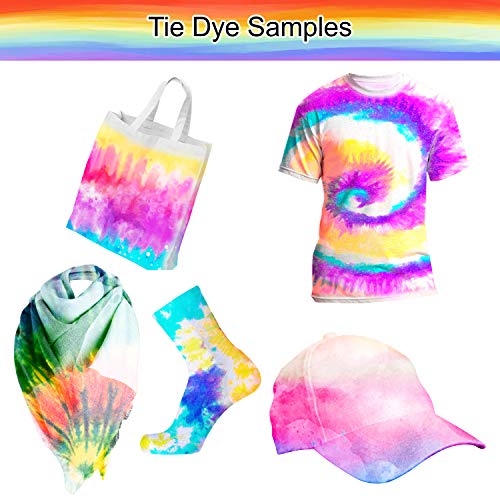 Desire Deluxe - Kit de tintes de 18 Colores para teñir Tela y Ropa Tie Dye Kit - Actividad Creativa y artística para niños y Adultos (180 Unidades)