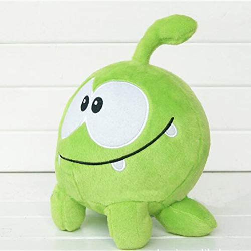 Diantai Juguete de Peluche de Rana de 20 cm, Om Nom Cut The Rope Juguete de Peluche de Rana de Goma Suave Cortar La Figura de Cuerda Juego de Juguete Clásico Bonito Regalo para Niños