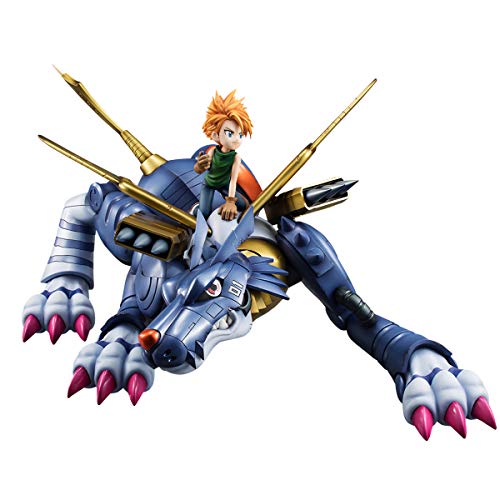 Digimon - Metal Garurumon & Ishida - Estatuilla G.E.M. Precious 30cm