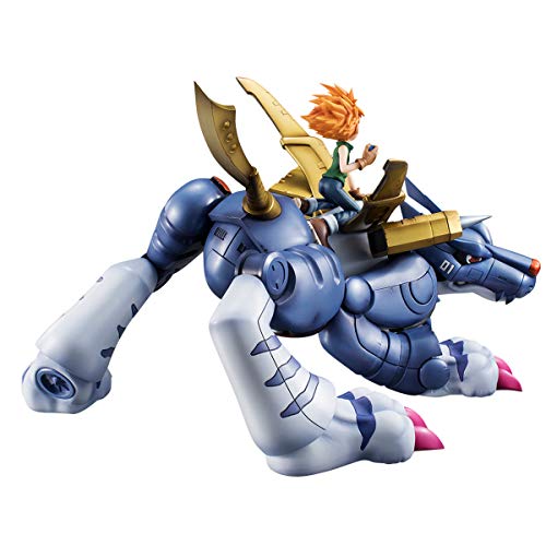 Digimon - Metal Garurumon & Ishida - Estatuilla G.E.M. Precious 30cm