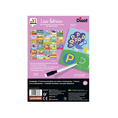 Diset - Las Letras, Juego educativo para aprender las letras y el abecedario