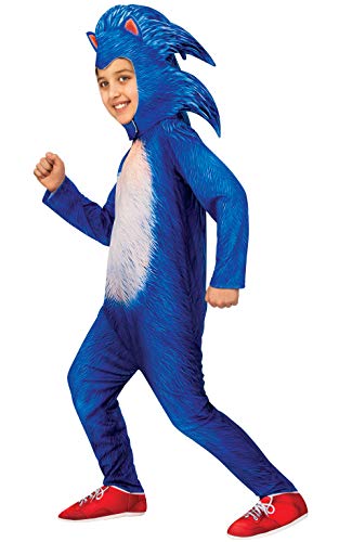 Disfraz infantil de alta calidad de erizo de Sonic para Halloween, Como se muestra, Large