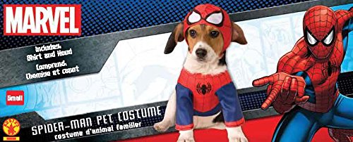 Disfraz para mascota - Spiderman superhéroe, perro talla L