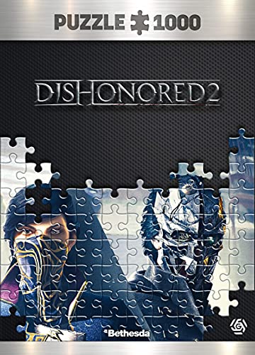 Dishonored 2 Throne | Puzzle 1000 Piezas | Incluye póster y Bolsa | 68 x 48 | Videojuego | Rompecabezas para Adultos y Adolescentes | para Navidad y Regalos | Decoración