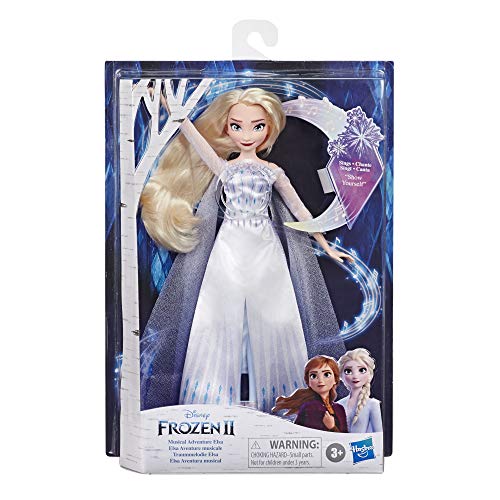 Disney Frozen Musical Adventure Elsa Singing Doll, Sings 'Show Yourself' Canción de Frozen 2 Película, Juguete Elsa para niños