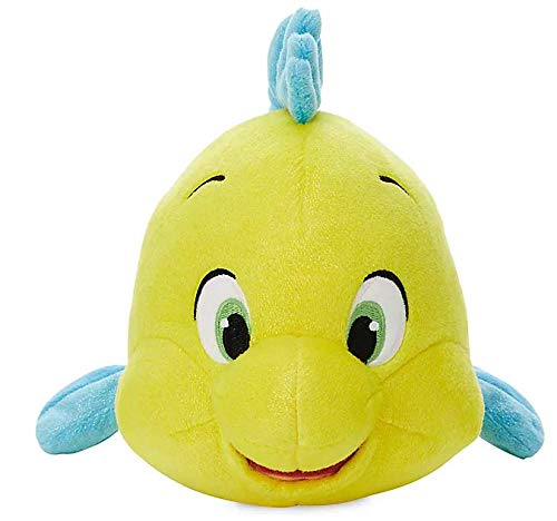 Disney Little Mermaid Flounder Small Soft Plush Toy 11"