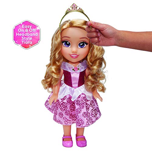 Disney- Princesa, Muñeca Aurora Grande (35 CM) articulada, Color ¡Nueva (Jakks Pacific Inc. 95562)