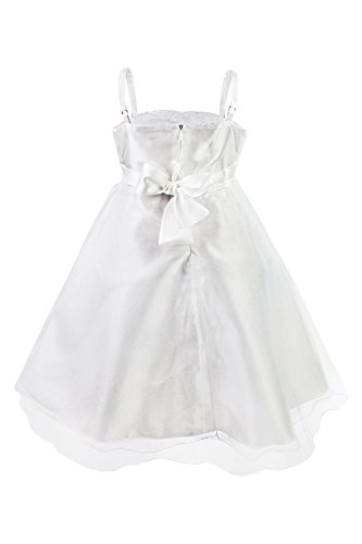 Disney Princesas Vestido de Verano, Color Blanco, 2-3 años (Katara 1716)