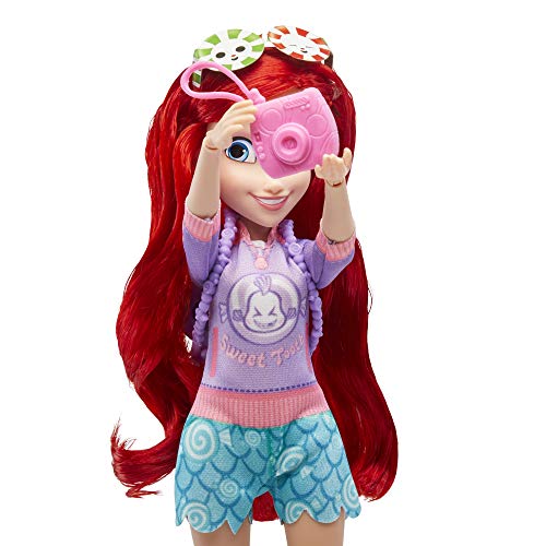 Disney Princess Cómoda muñeca Ariel Estilo Azúcar con Traje y Accesorios inspirados en la Fiebre del azúcar, Juguete para niñas de 5 años en adelante