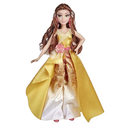 Disney Princess Prinzessin Style Serie 08 Belle, Moderno modepuppe con Accesorios, para Hombre de 6 años (Hasbro 0)