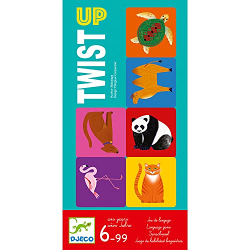 DJECO- Juego Twist up Juguetes para apilar y Encajar (38541)