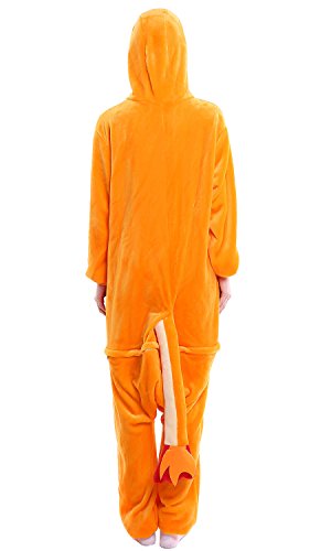 Dolamen Adulto Unisexo Onesies Kigurumi Pijamas, Mujer Hombres Traje Disfraz Animal Pyjamas, Ropa de Dormir Halloween Cosplay Navidad Animales de Vestuario (Large (65"-68.8"),)