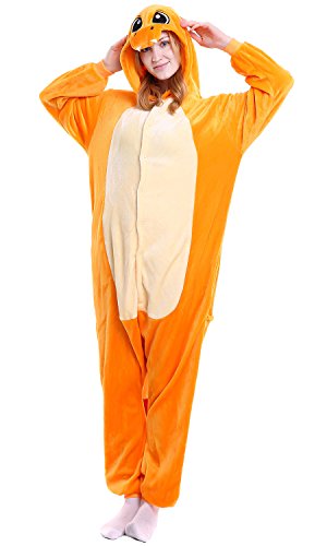 Dolamen Adulto Unisexo Onesies Kigurumi Pijamas, Mujer Hombres Traje Disfraz Animal Pyjamas, Ropa de Dormir Halloween Cosplay Navidad Animales de Vestuario (Large (65"-68.8"),)