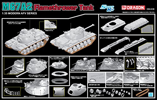 Dragon Models DR3584 - Modelo de vehículo de Guerra de plástico para Montar M67 Flamethrower Tank, Escala 1:35