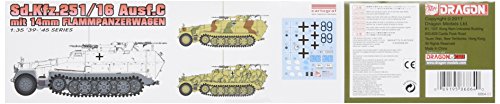 Dragon Models USA DRA6864 1/35 Sd.Kfz.251/16 Ausf.C Kit de construcción Flammpanzerwagen