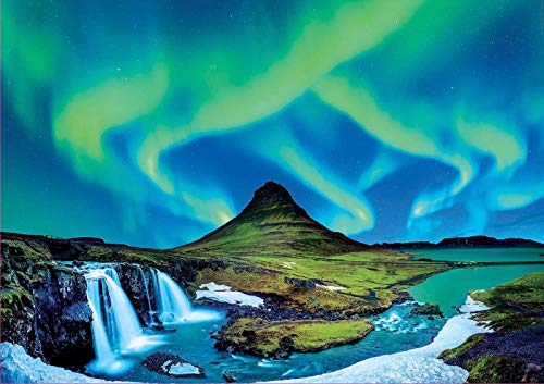 Educa Aurora Boreal en Islandia. Puzzle de 1500 Piezas. Ref. 19041, Multicolor