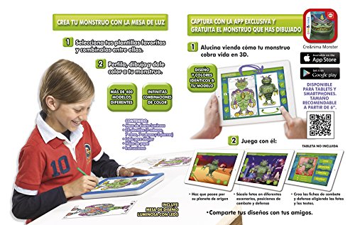 Educa Borrás - CREA&Nima Monsters Creator, Juego Creativo para niño (16150)