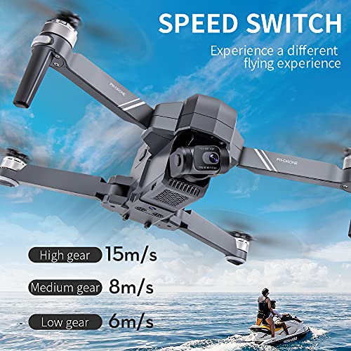 Entrega en 3~7 Días, SJRC F11 Pro 4K GPS Drone con EIS Cámara HD, Cardán Mecánico de 3 Ejes, Distancia de Control de 1,2km, 5.8Ghz WiFi FPV Drones Adultos, 26Minutos Profesional Quadcopter (3 Pilas)