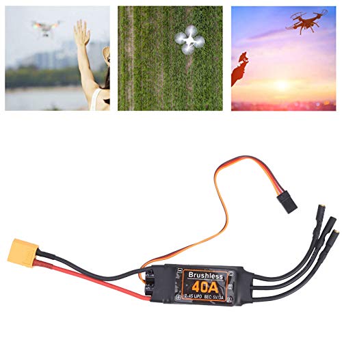 Esc sin Escobillas, Calibración del Acelerador RC Esc para UAV con Control Remoto RC para Helicóptero para FPV