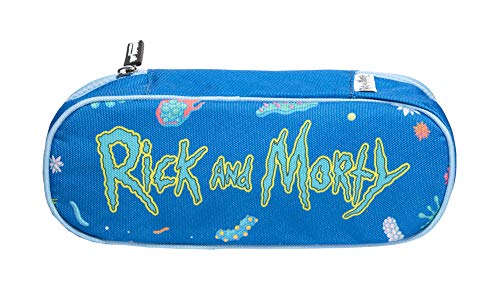 Estuche escolar - Estuche Rick & Morty virus │Estuche mediano perfecto para la vuelta al cole - Producto con licencia oficial