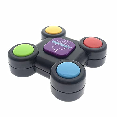 Eteslot Consola de Juegos Simon para niños | Juego de Memoria electrónica con Luces y Sonidos, Cubo Intermitente de Juego de Memoria clásico, Juguetes intelectuales de Colores (Color Aleatorio)