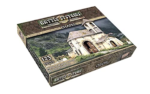 Fantasy Battle Systems Wargames Terrain Chapel BSTFWE016 - Tabla de Juegos de Batalla de Nivel múltiple (40 K Universe)