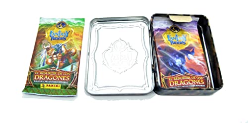 Fantasy Riders 2 x Juego de Cartas Mixtas y 3 Cartas edición Limitada. en Lata. Jinetes de Leyenda, coleccionables. Caja Metal