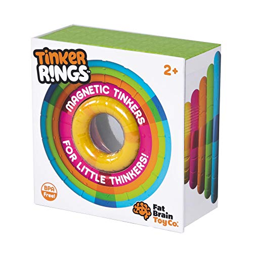 Fat Brain Toys- Torre apilable magnética, Multicolor (FA270-1)