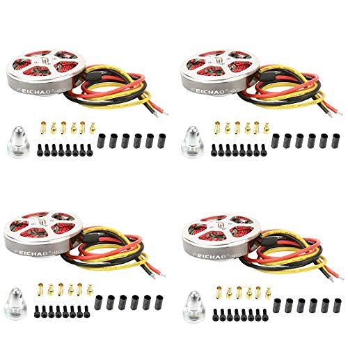 FEICHAO Motor de disco sin escobillas 5010 350KV / 750KV con soporte para Hexacopter Quad Multi Copter (750KV, 4 piezas)