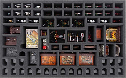 Feldherr Foam Tray Set Compatible with HeroQuest Board Game Box