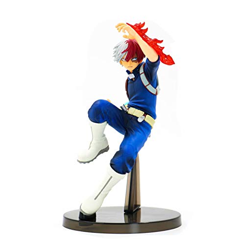 Figura My Hero Academia Todoroki Shoto Bakugou Katsuki Midoriya Izuku coleccionable PVC Figura Anime Acción Muñeca Juguete Modelo Figura de acción El mejor regalo para niños (Todoroki Shoto, 19CM)