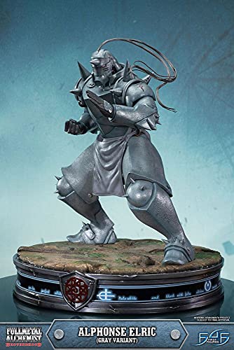 First 4 Figures Estatua Alphonse Elric 55 cm. Fullmetal Alchemist. Versión Color Gris